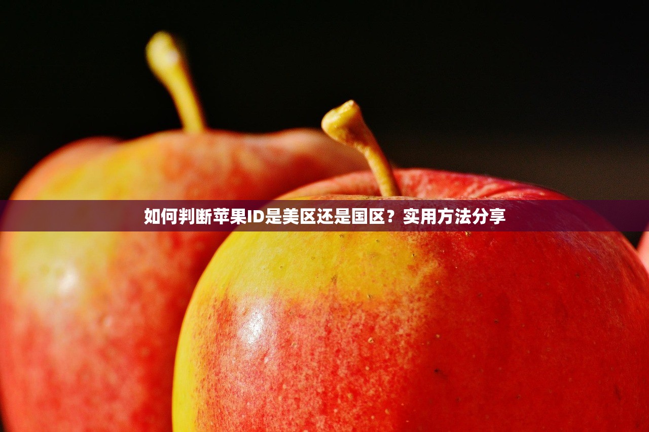 如何判断苹果ID是美区还是国区？实用方法分享