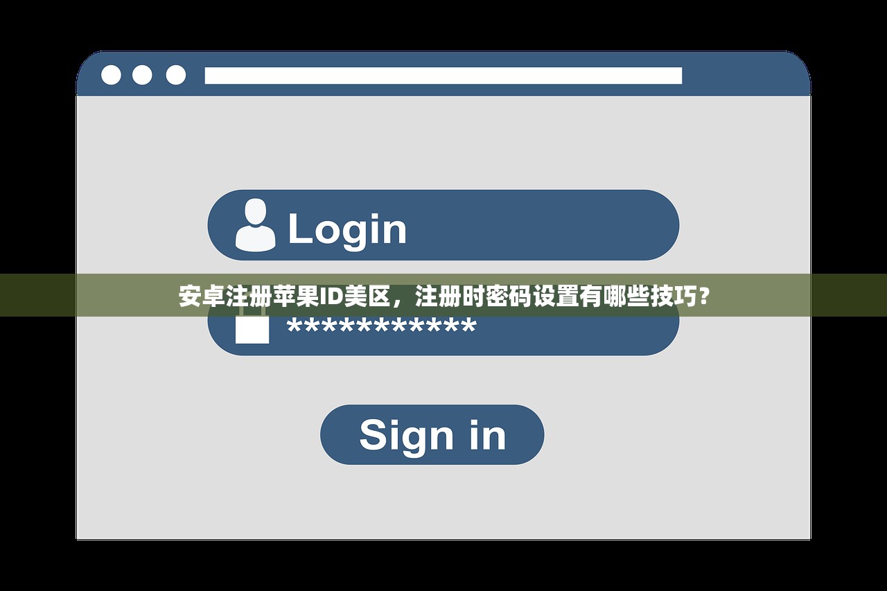 安卓注册苹果ID美区,注册时密码设置有哪些技巧?