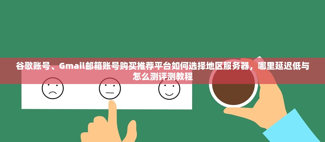 谷歌账号、Gmail邮箱账号购买推荐平台如何选择地区服务器,哪里延迟低与怎么测评测教程