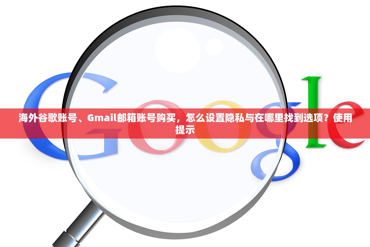 海外谷歌账号、Gmail邮箱账号购买,怎么设置隐私与在哪里找到选项?使用提示