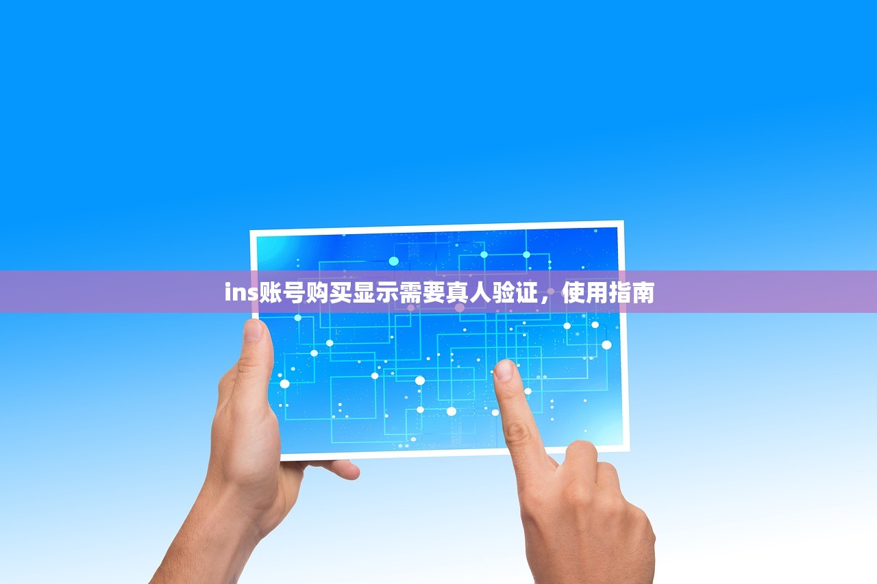 ins账号购买显示需要真人验证,使用指南