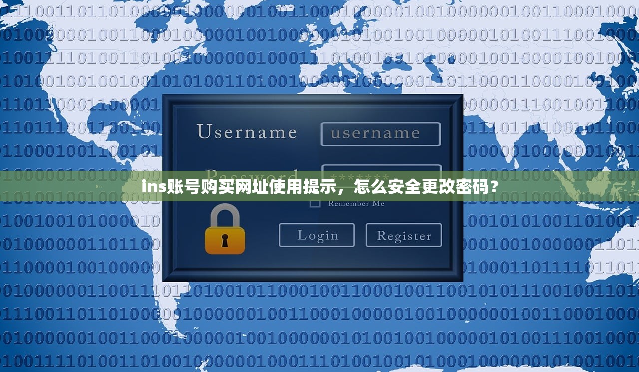ins账号购买网址使用提示,怎么安全更改密码?