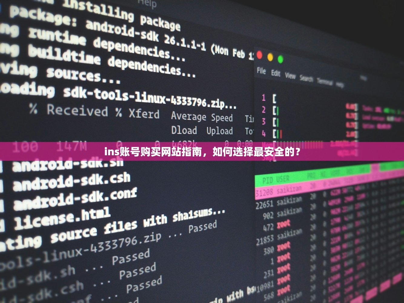 ins账号购买网站指南,如何选择最安全的?
