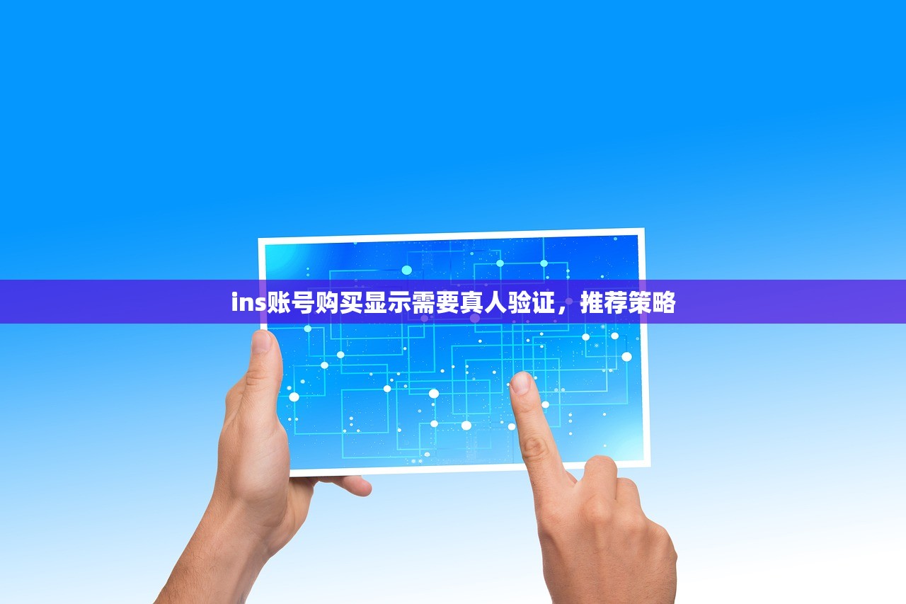 ins账号购买显示需要真人验证,推荐策略