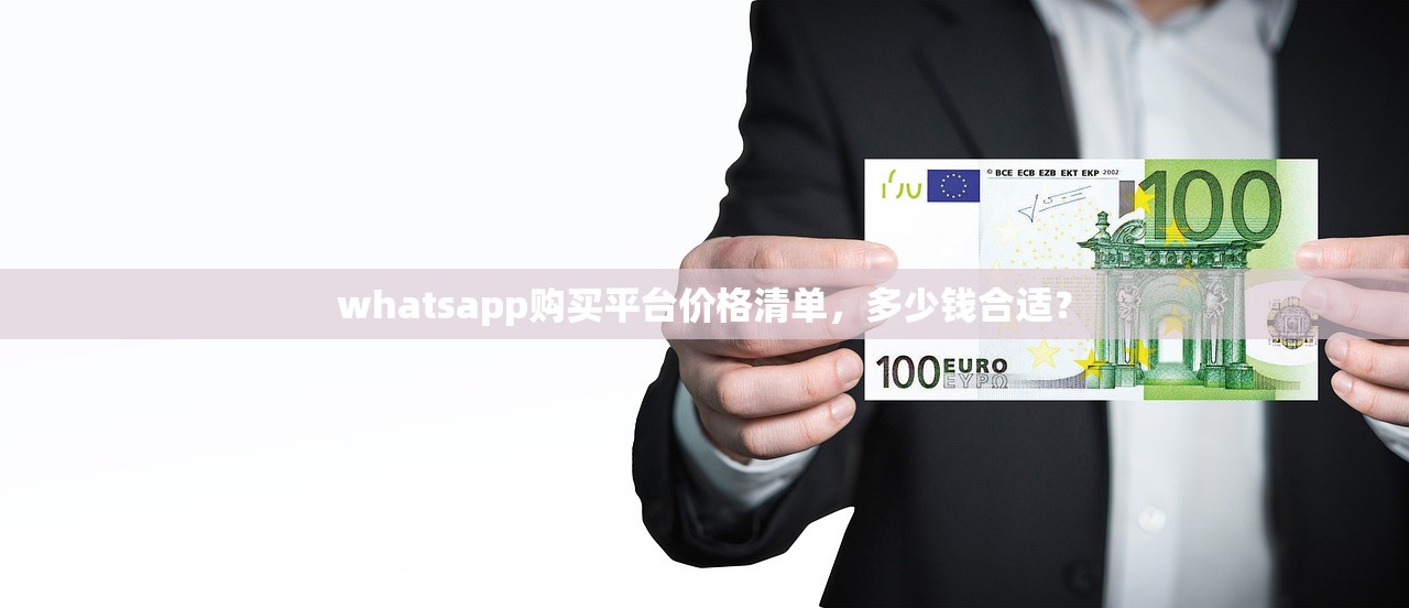 whatsapp购买平台价格清单,多少钱合适?
