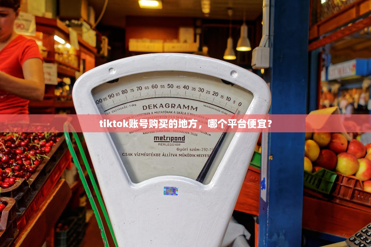tiktok账号购买的地方,哪个平台便宜?