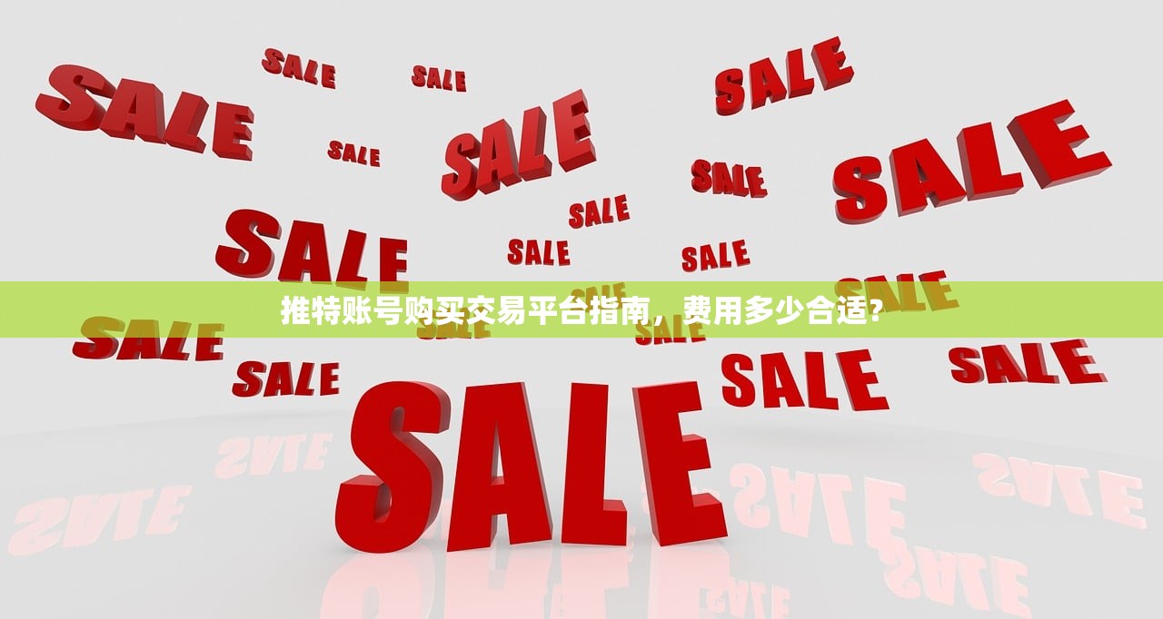 推特账号购买交易平台指南，费用多少合适？