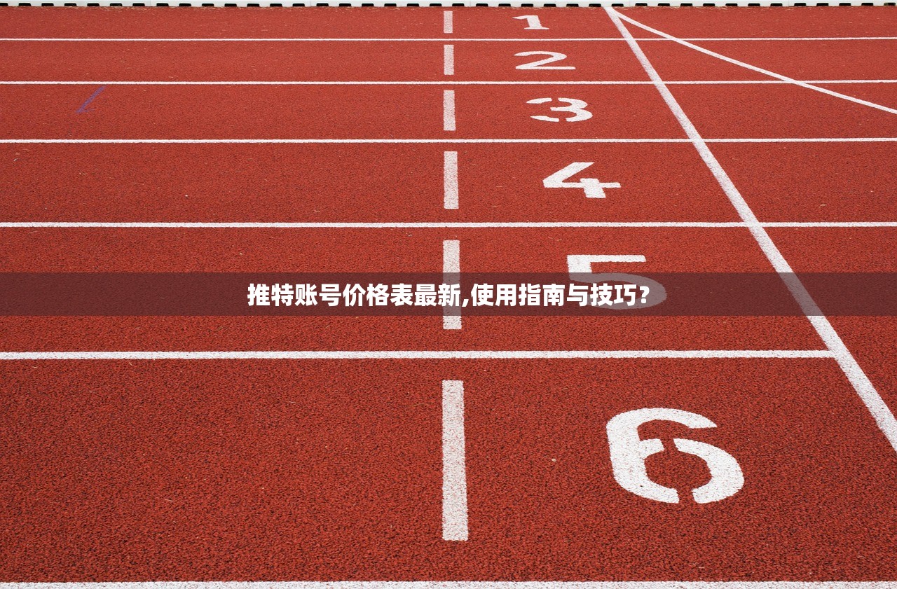 推特账号价格表最新,使用指南与技巧?
