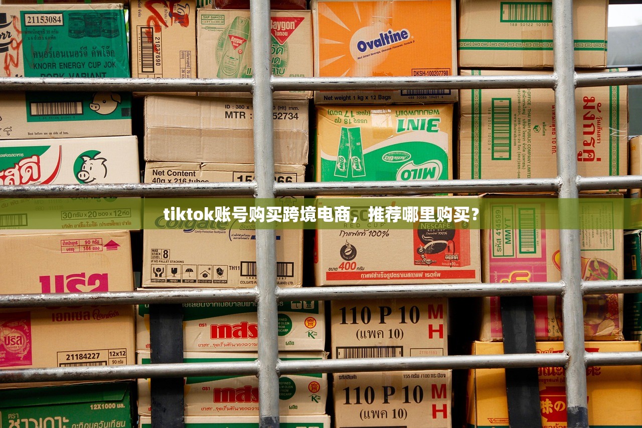 tiktok账号购买跨境电商,推荐哪里购买?