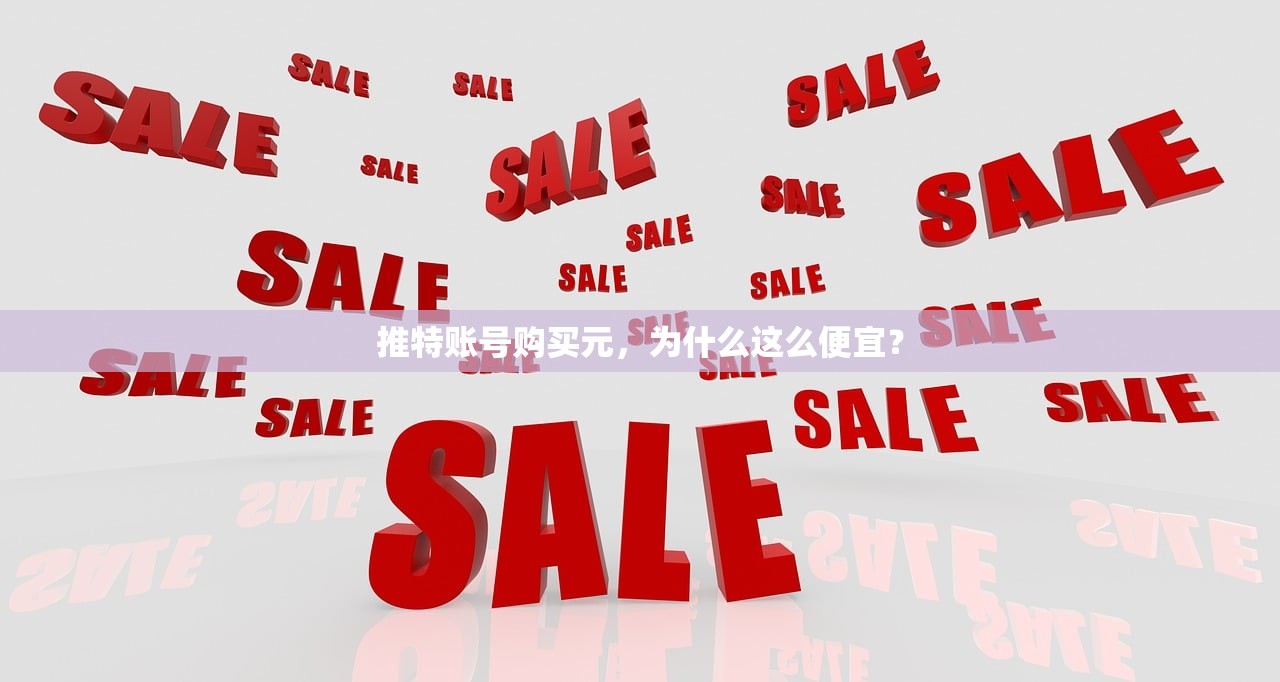 推特账号购买元,为什么这么便宜?