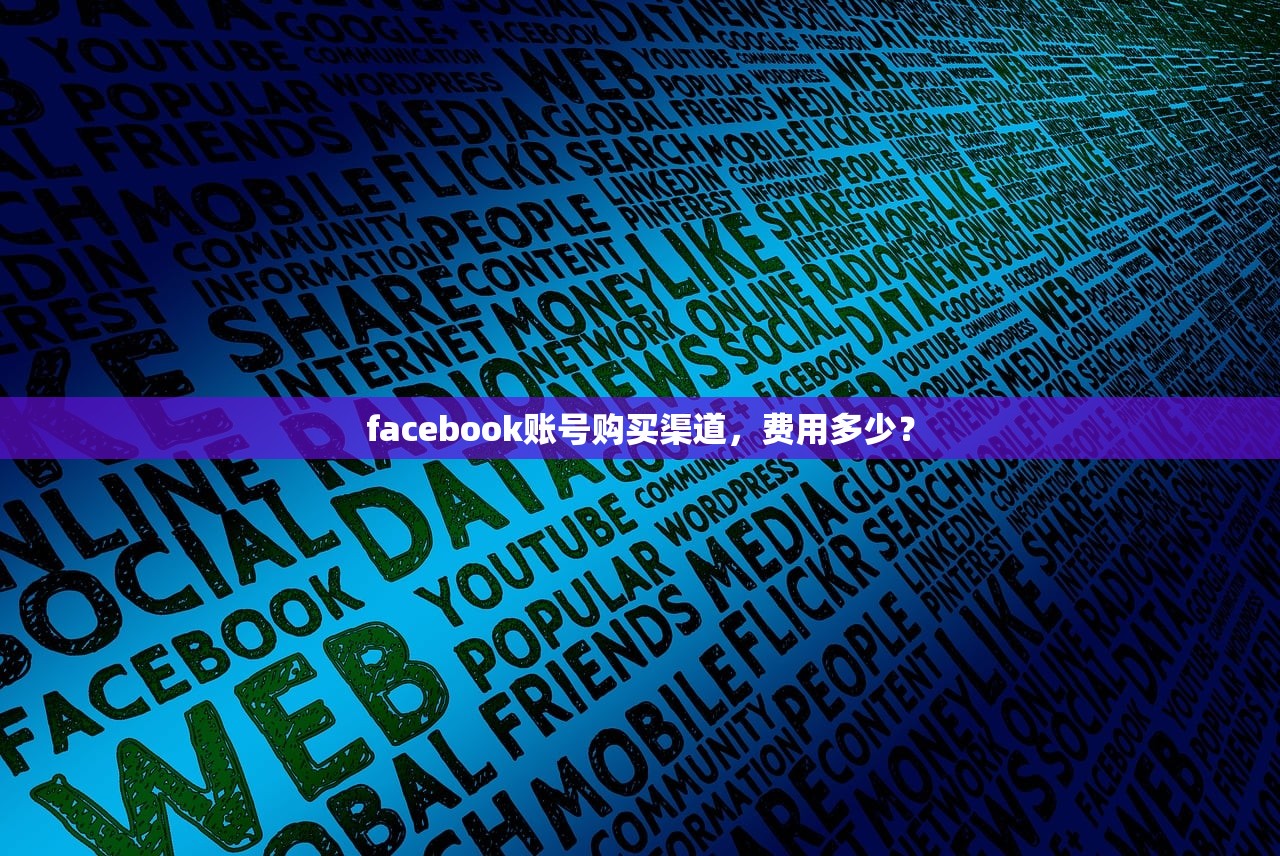 facebook账号购买渠道，费用多少？