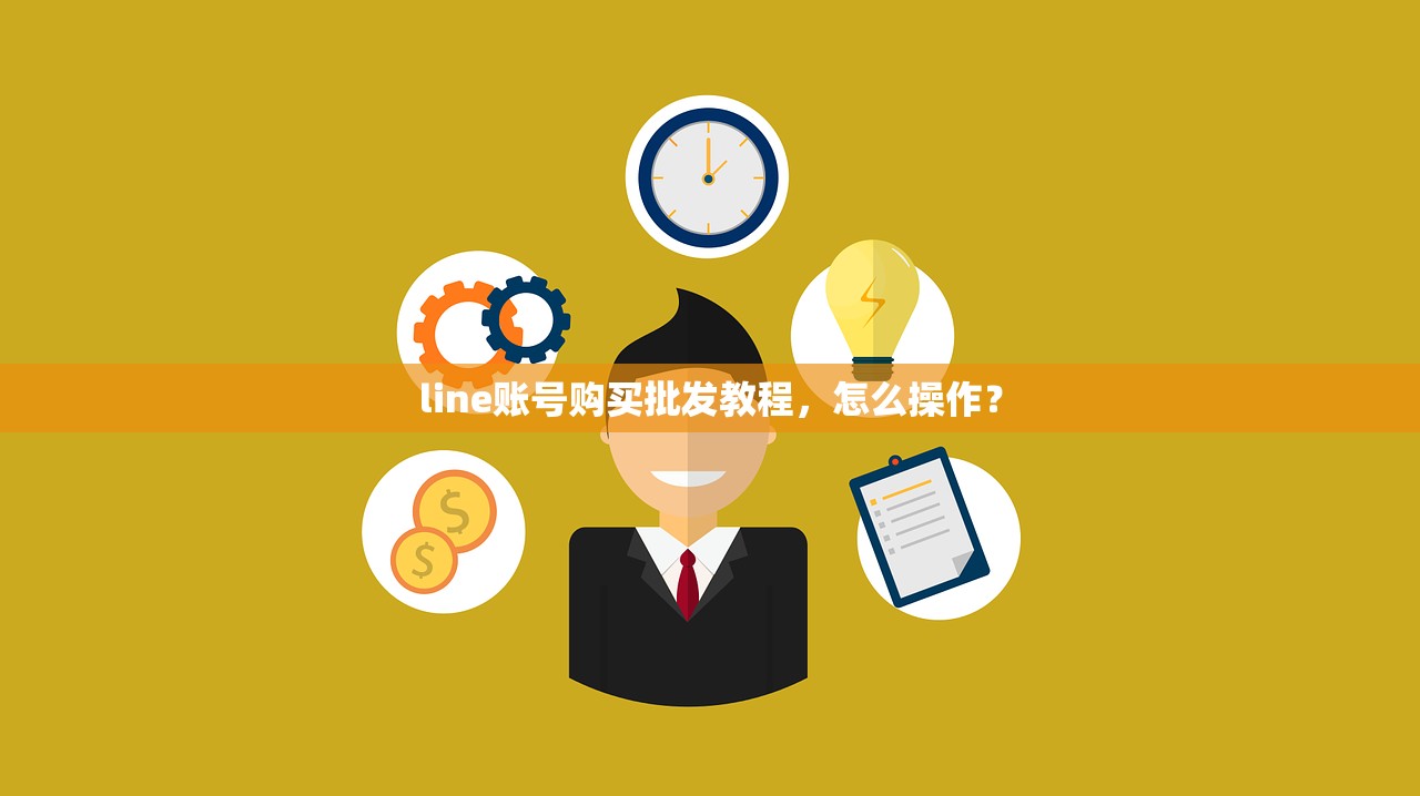 line账号购买批发教程,怎么操作?