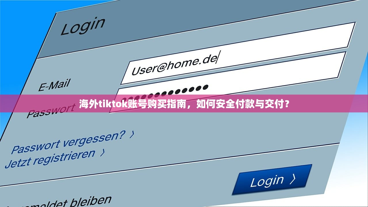 海外tiktok账号购买指南,如何安全付款与交付?