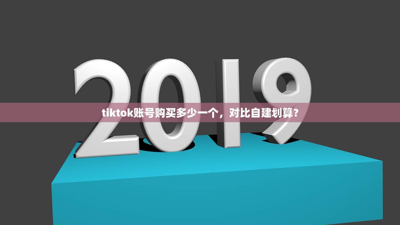 tiktok账号购买多少一个,对比自建划算?