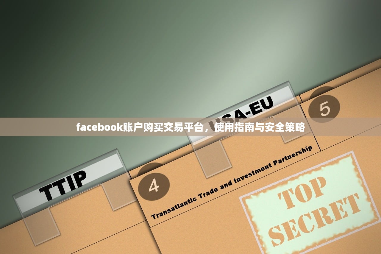 facebook账户购买交易平台,使用指南与安全策略