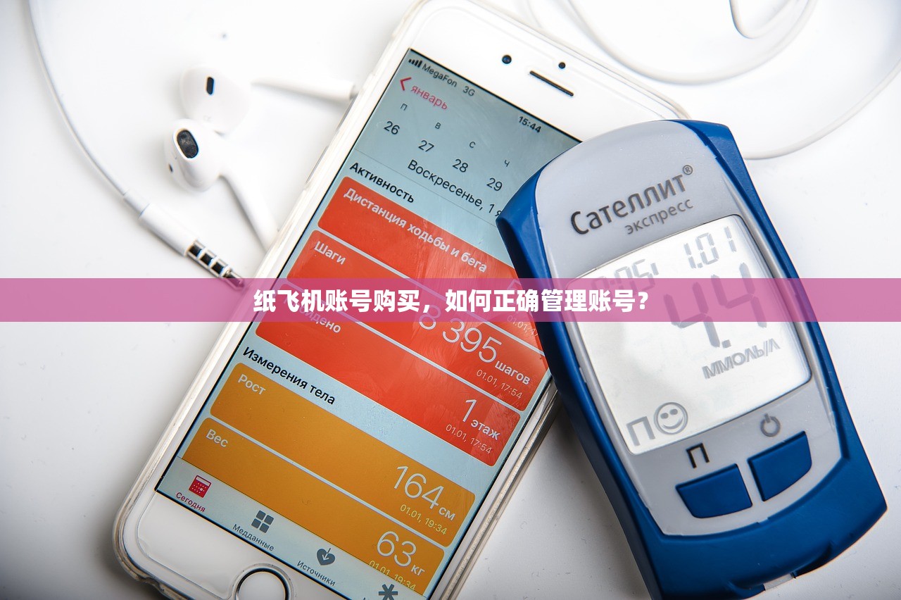 纸飞机账号购买,如何正确管理账号?