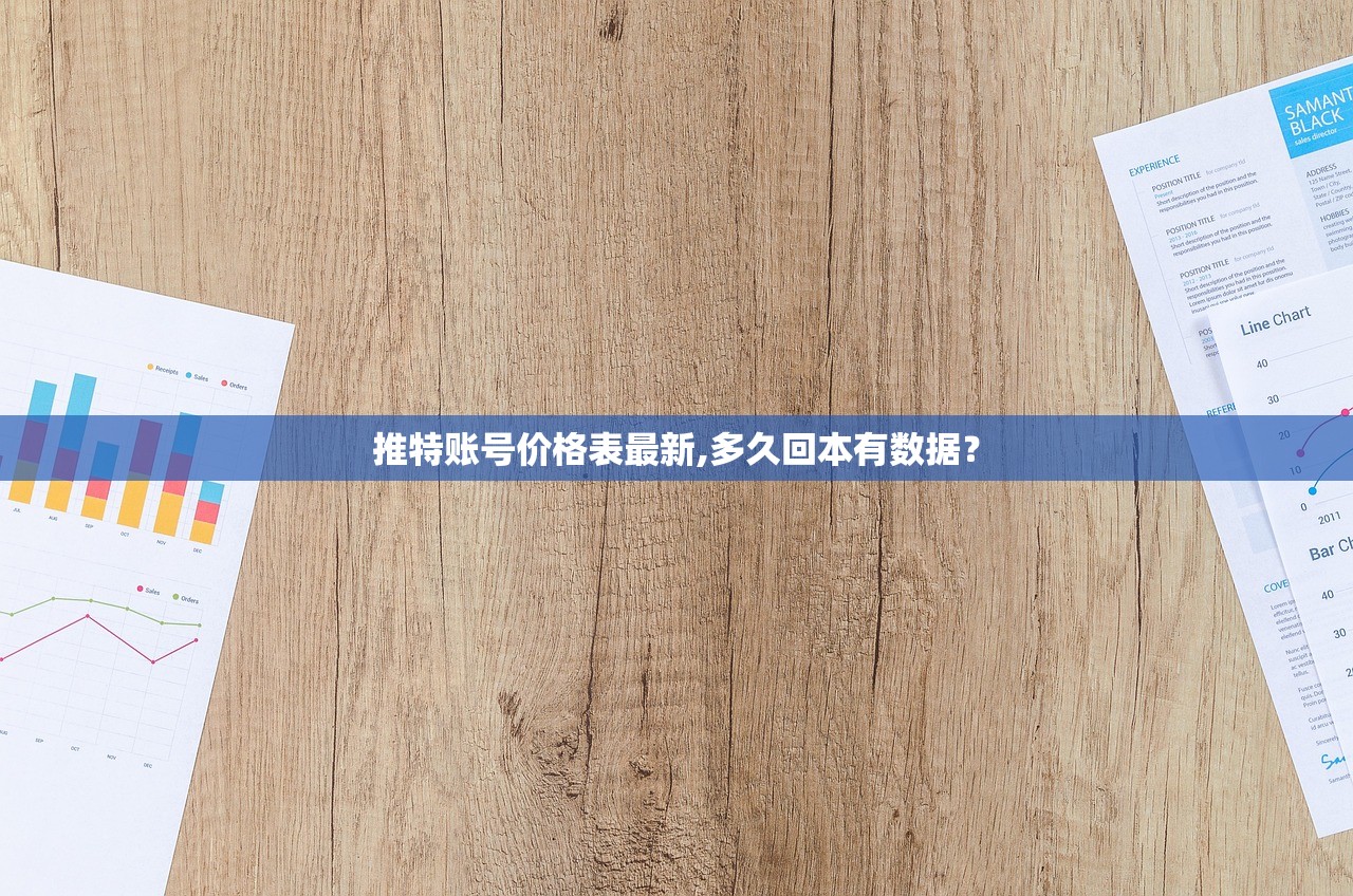 推特账号价格表最新,多久回本有数据?