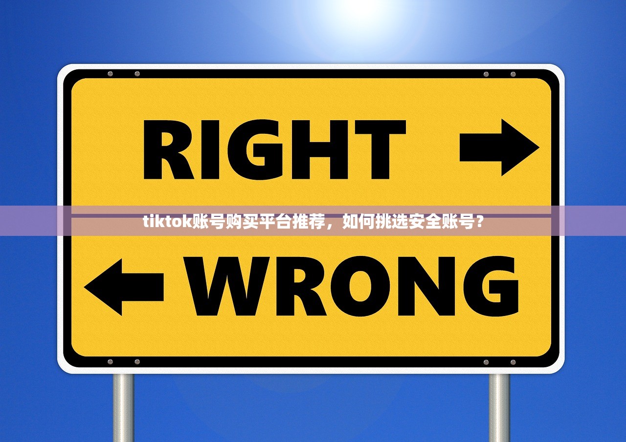 tiktok账号购买平台推荐,如何挑选安全账号?