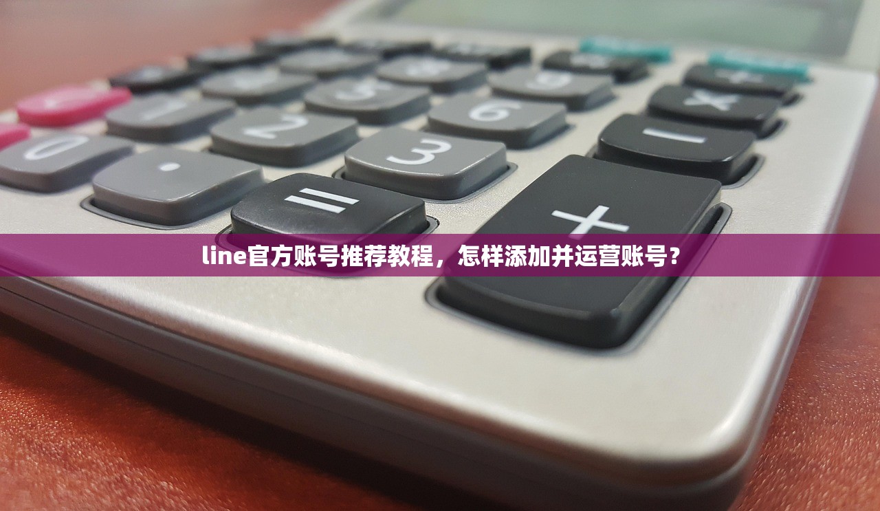 line官方账号推荐教程,怎样添加并运营账号?